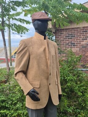 Lord & Taylor "TAILORED" The Men's Shop Men's Vintage Faux Suede Luxury Blazer